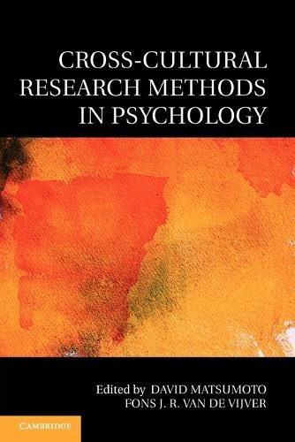 Cross-Cultural Research Methods in Psychology by David Matsum... - 9780521758420