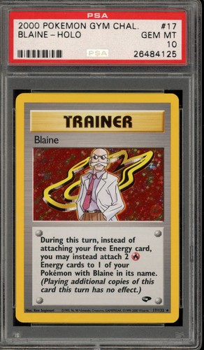 Blaine (Unlimited) graded PSA 10 for sale on eBay