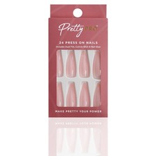 Pretty Pro Reusable Press On False Nails - It's A Long Story (24pcs)