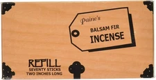 Paine Products Balsam Fir Incense Sticks Refill 70pc 2" Long