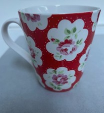 CATH KIDSTON RARE FLOWER STANLEY MUG BY CHURCHILL RED PROVENCE ROSE