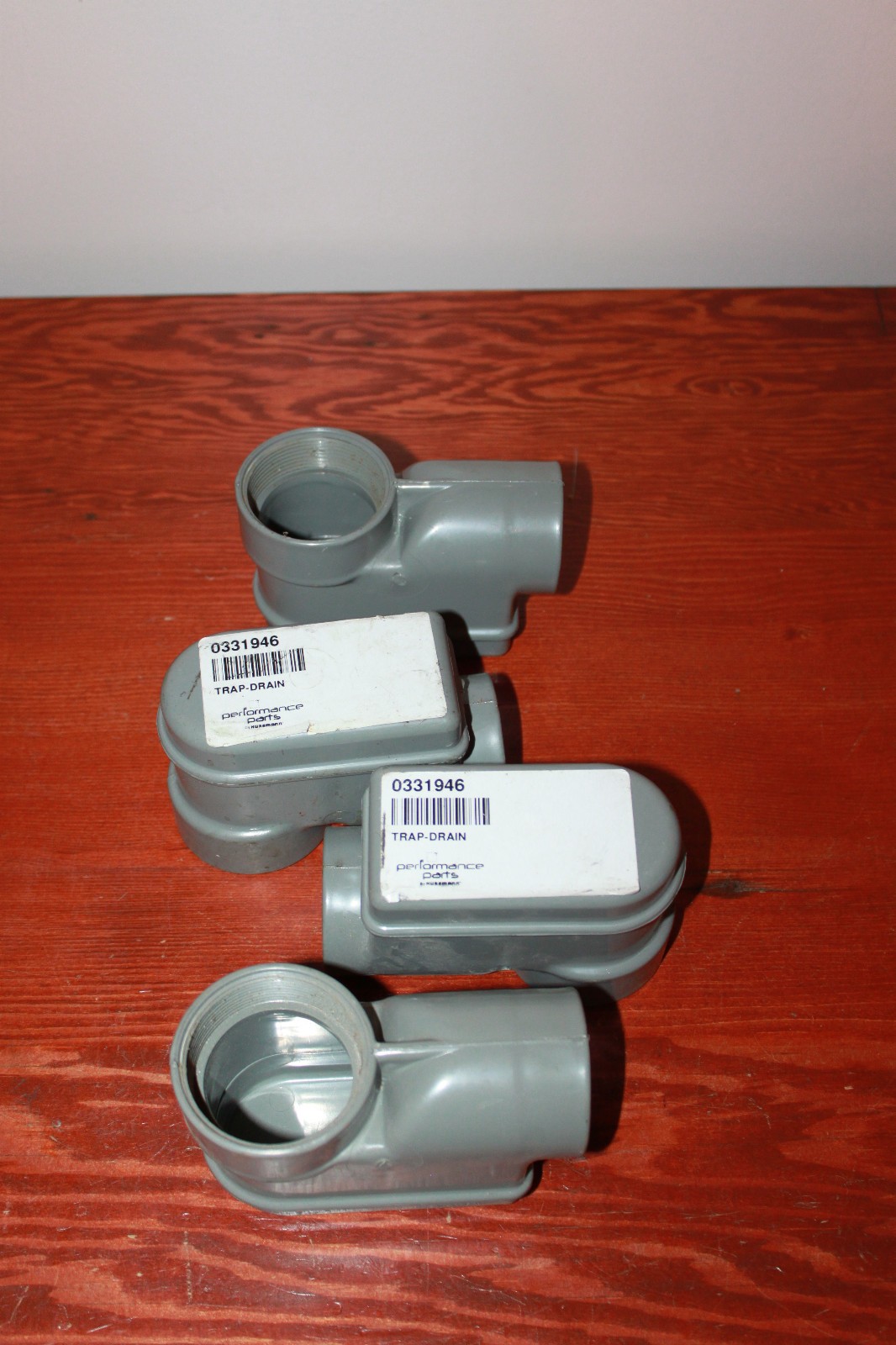 Hussmann 0331946 Trap Drain Refrigeration Display Case NOS LOT OF 4
