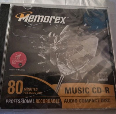 Memorex Music CD-R Audio Compact Disc Neu & Versiegelt
