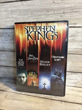 New! Stephen King’s 4-Film Collection DVD Silver Bullet Dead Zone Pet Sematary +