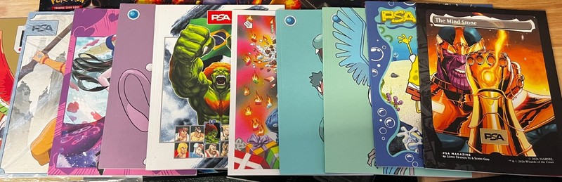 Lot Of 10 PSA TCG Magazines
