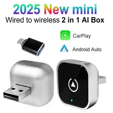 2025 USB Wireless CarPlay Adapter For iPhone Apple Wireless Dongle Plug ＆Play