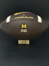Michigan Wolverines Game Ball 046 Nike Vapor Elite NCAA Game Issued Football