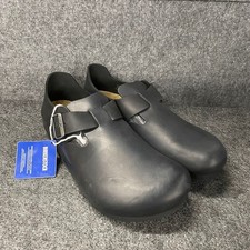 BIRKENSTOCK London pelle oliata uomo taglia 12 nero 166541 