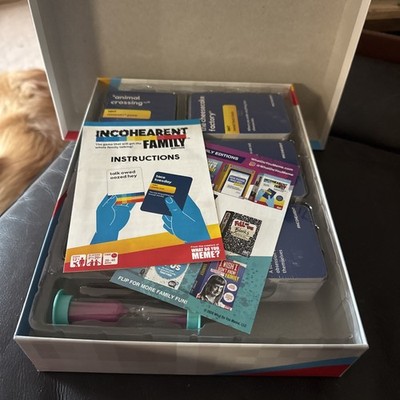 Incoherent Family Edition Board Card Game What Do You Meme New Sealed