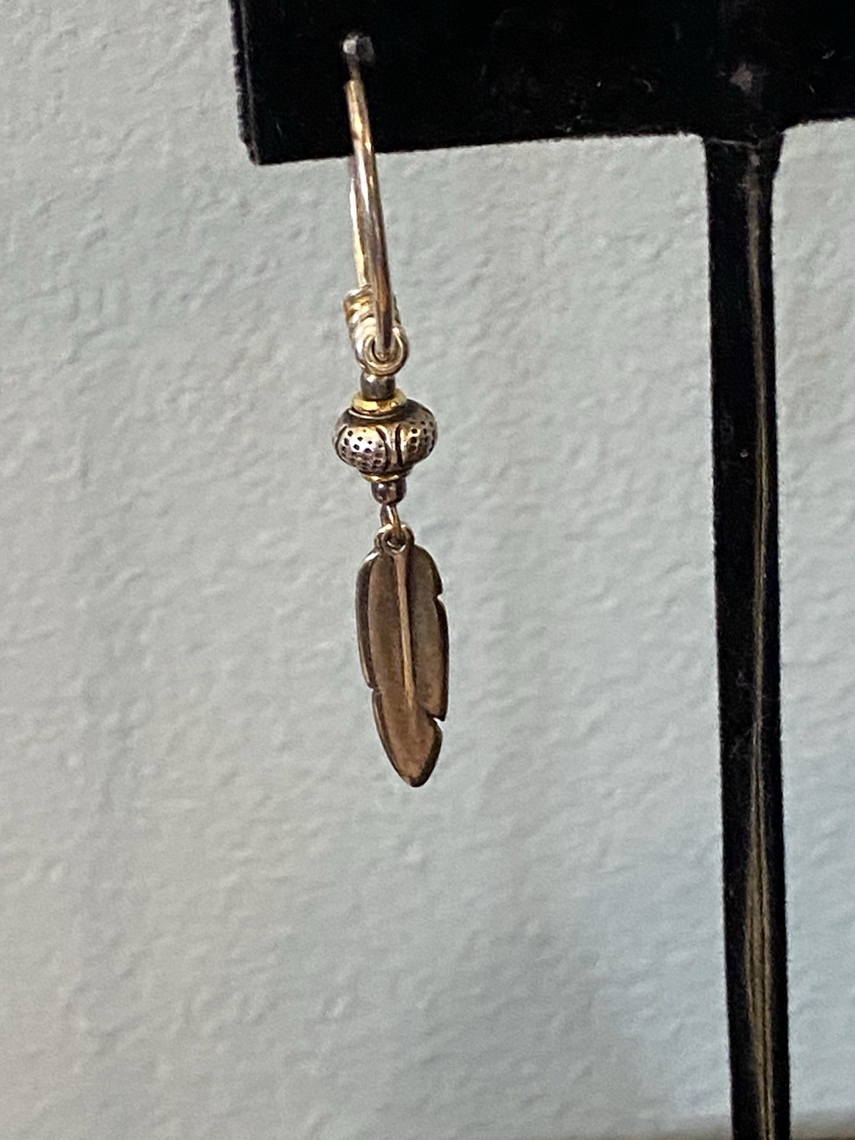 Native American Style Dangling Feather Sterling S… - image 11