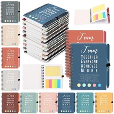 25 Sets Employee Appreciation Gifts for Office Team Motivational Spiral Noteb...