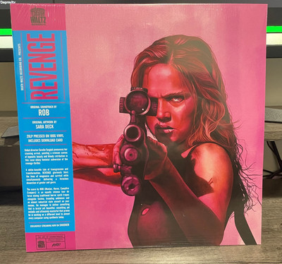 Rob Revenge 2x Red & Sand Splatter Colored Vinyl LP Score/Soundtrack Death Waltz