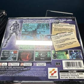 Metal Gear Solid (PlayStation 1 PS1) Game and Case Tested Working