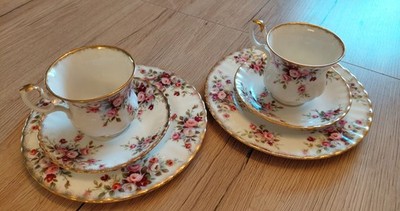 Royal Albert Bone China Cottage Garden 2er Set, Tasse, Untertasse, Kuchenteller
