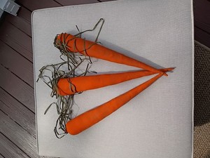 Handmade Carrot Decor
