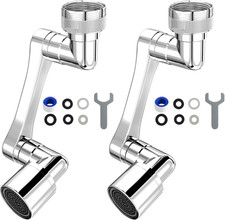 1080  Swivel Faucet Extender, Heavy Duty Rotating Sink Extension, Universal Swiv