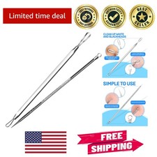 Professional Stainless Steel Pimple Popper Tool - 4 Functional Ends, Compact