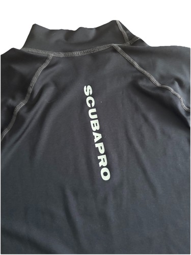 Scubapro UPF 50 Long Sleeve Black Rash Guard for Men - Picture 4 of 5