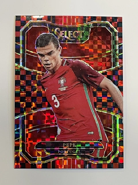2017-18 Panini Select Soccer Checkerboard - Pepe - Portugal
