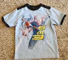 Vintage Spiderman 3 Movie Promo Graphic T Shirt 2007 Kids Youth Boys Size 6 VTG