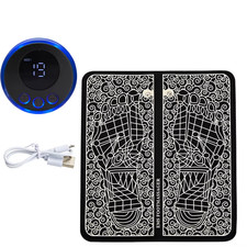 Electric EMS Foot Massager Pad Feet Massage Mat Muscle Stimulation Relief Pain R