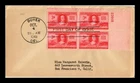 DR JIM STAMPS US COVER VOLUNTEER FIREMEN FDC SCOTT 971 PLATE BLOCK UNCACHETED