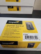 Impact D1000 1000W AC Analog Dimmer Control Wall Mount 15 Amps  110-120V 