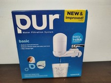 NEW in BOX PUR Water Filtration System White Faucet Mount Filter FM-3333B