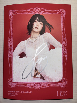 G) I-DLE G IDLE Minnie [HER] Autographed Signed Album GIDLE | eBay