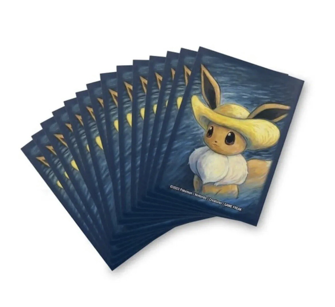 Pokémon Center × Van Gogh Museum Eevee Inspired By Felt Grey Hat