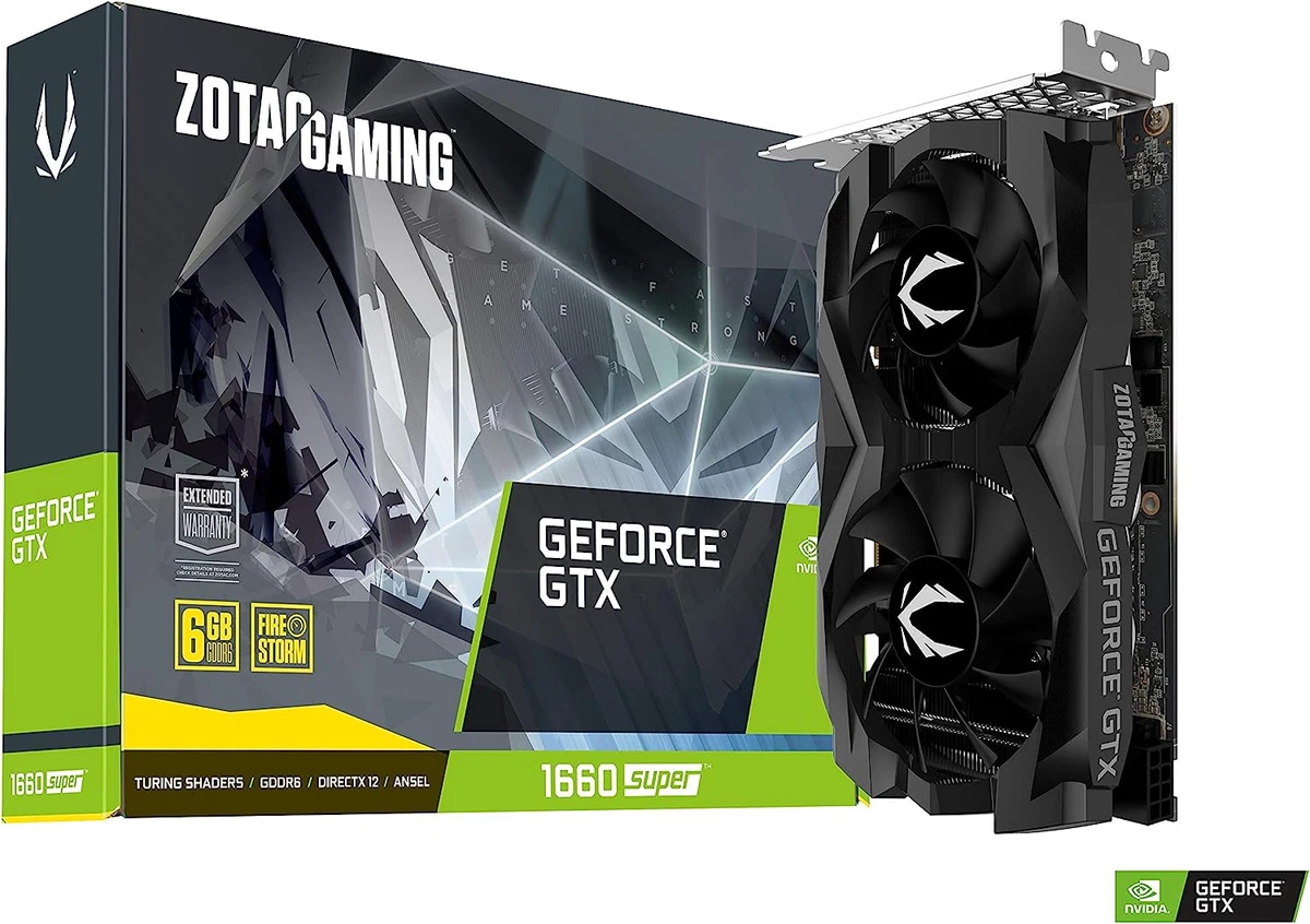 Gaming Geforce GTX 1660 Super Twin Fan 6GB GDDR5 192 Bit 1785Mhz