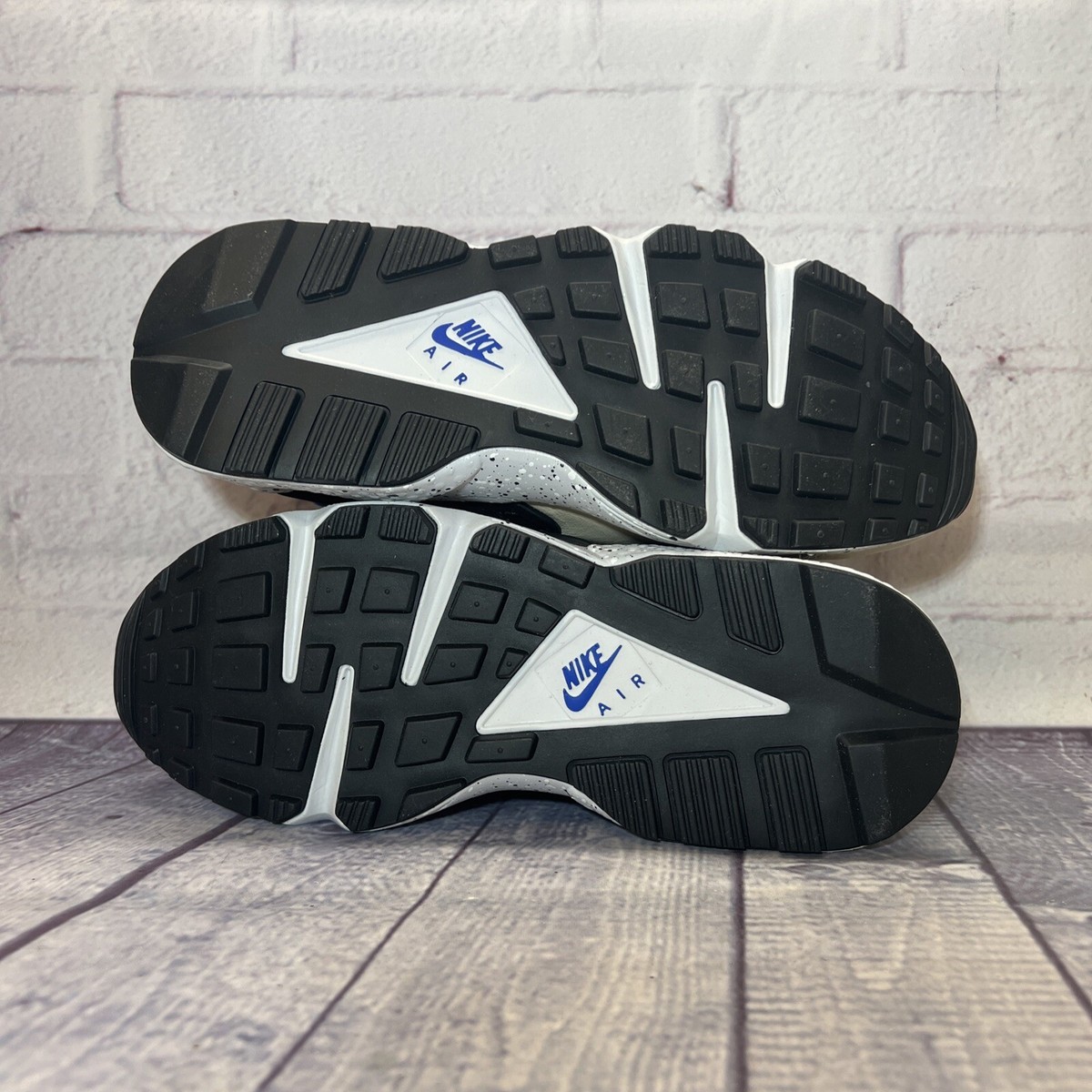 Nike Air Huarache Shoes Mowabb Blue Orange Tan DD1068-200 Men's