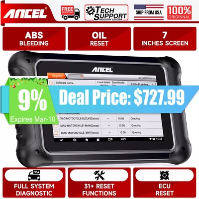 Ancel MT700 OBD2 Scanner Motorcycle Diagnostic Tool Fit For Ducati Triumph KTM