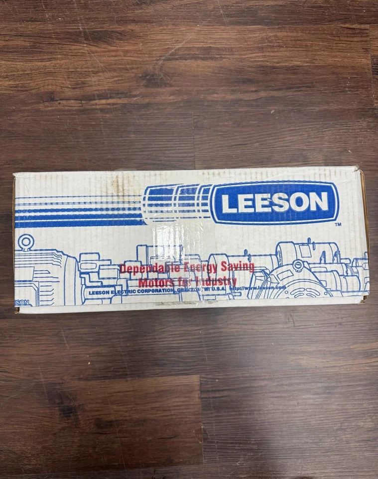 Leeson M1130454.00 Electric Motor 1/4 HP 125 Rpm 90 Volt DC VDC 34 Frame - NEW - Image 2 of 3