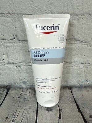 Eucerin Redness Relief Cleansing Gel Fragrance Free,  Redness Relief 6.8oz