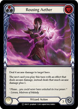 Flesh and Blood TCG Rousing Aether (Red) [U-CRU171] (Crucible of War Unlimited)