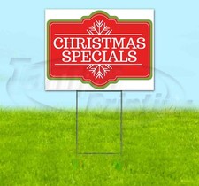 CHRISTMAS SPECIALS 18x24 Yard Sign Corrugated Plastic Bandit Lawn Business SALE