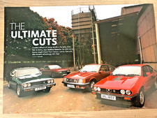 DATSUN 240K vs GTV6 vs MONZA vs GAMMA - ORIGINAL CLASSIC CAR ROAD TEST REVIEW