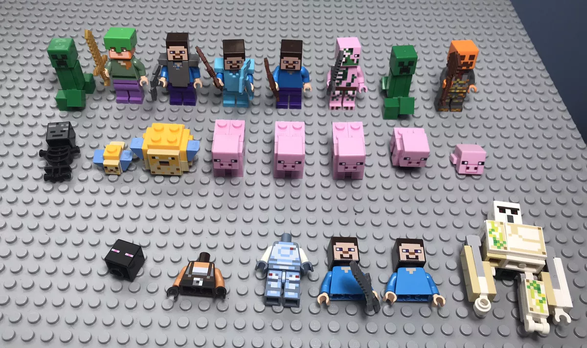 Lego Minecraft - Minifigures, animaux, polybag, objets