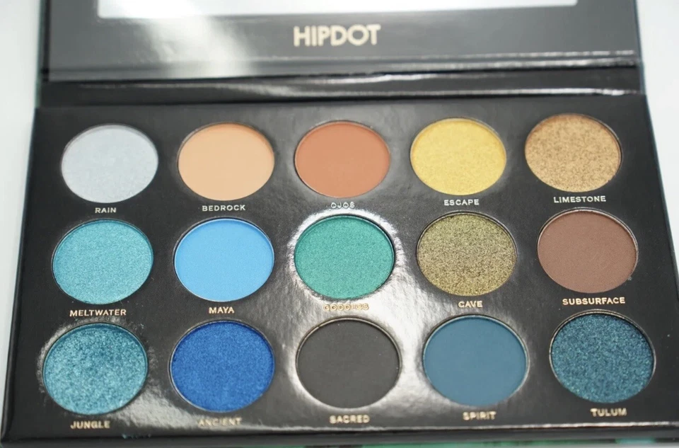 Hipdot Cosmetics Cenote Pressed Eyeshadow Palette New - Image 3 of 4
