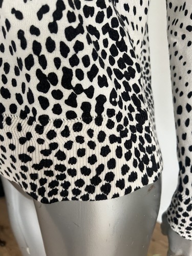 JOULES Louisa Womens Cardigan Size 10 Guinea Spot Print Button Up NEW OL27 - Picture 8 of 19