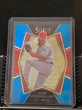 Noah Syndergaard 2022 Select Premier Level Blue Prizm #98/149 #170  Angels