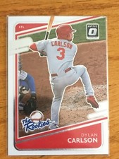 2021 Donruss Optic Baseball The Rookies - Dylan Carlson #TR3 St. Louis Cardinals