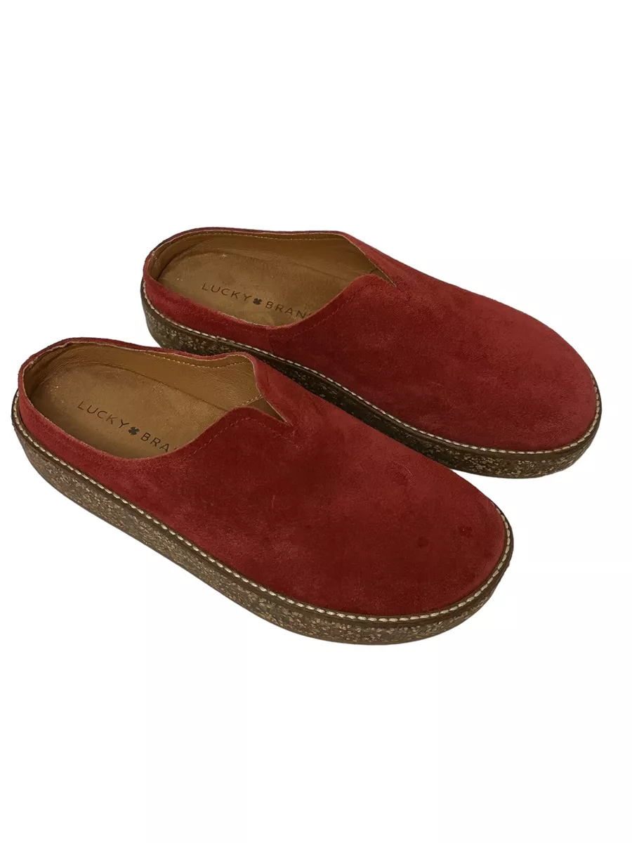 Lucky brand cheap leather mules