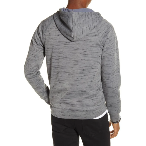 BP. x Alex Costa Mens Space Dye Raglan Zip Hoodie Medium ,Grey/Black,M - 第 2/5 張圖片