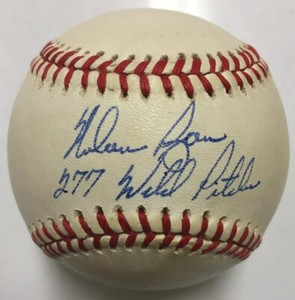 NOLAN-RYAN-Signed-Autographed-OAL-Baseball-w-277-Wild-Pitches-Insc-Hologram