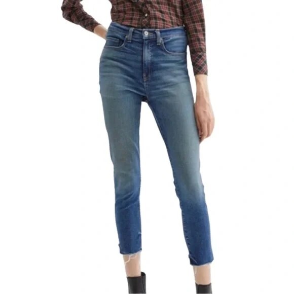 Nili Lotan High Rise Skinny Jean NWT Ocean Wash $365 26