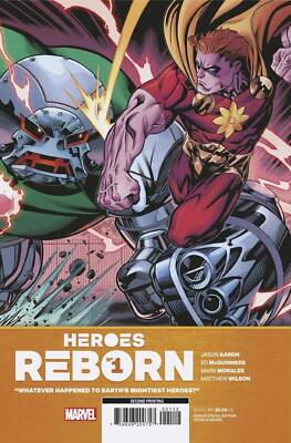 HEROES REBORN #1 2ND PRINT MCGUINNESS VARIANT MARVEL COMICS 060921