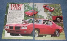 1970 Pontiac GTO Vintage Pro Street Article "Chief Justice"