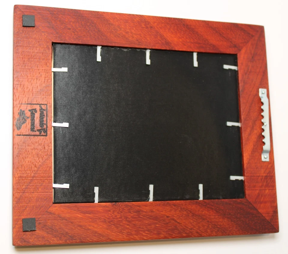 Earl Moran in Handmake Mahagony Wood Frame Pin-up Print - No Swimming Allowed - Image 4 of 4